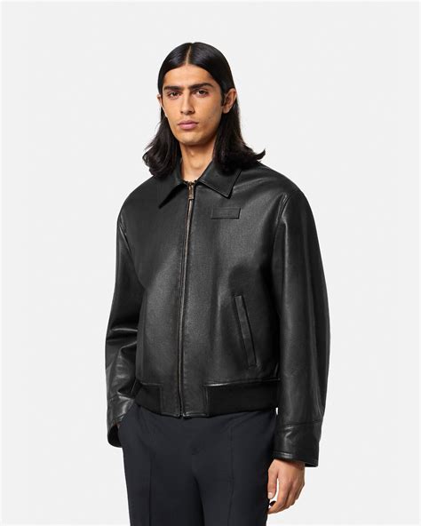 versace xs|versace leather jacket.